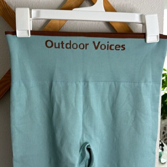 Outdoor Voices Women’s Seamless Rib 7/8 Leggings NWT - Picture 10 of 13